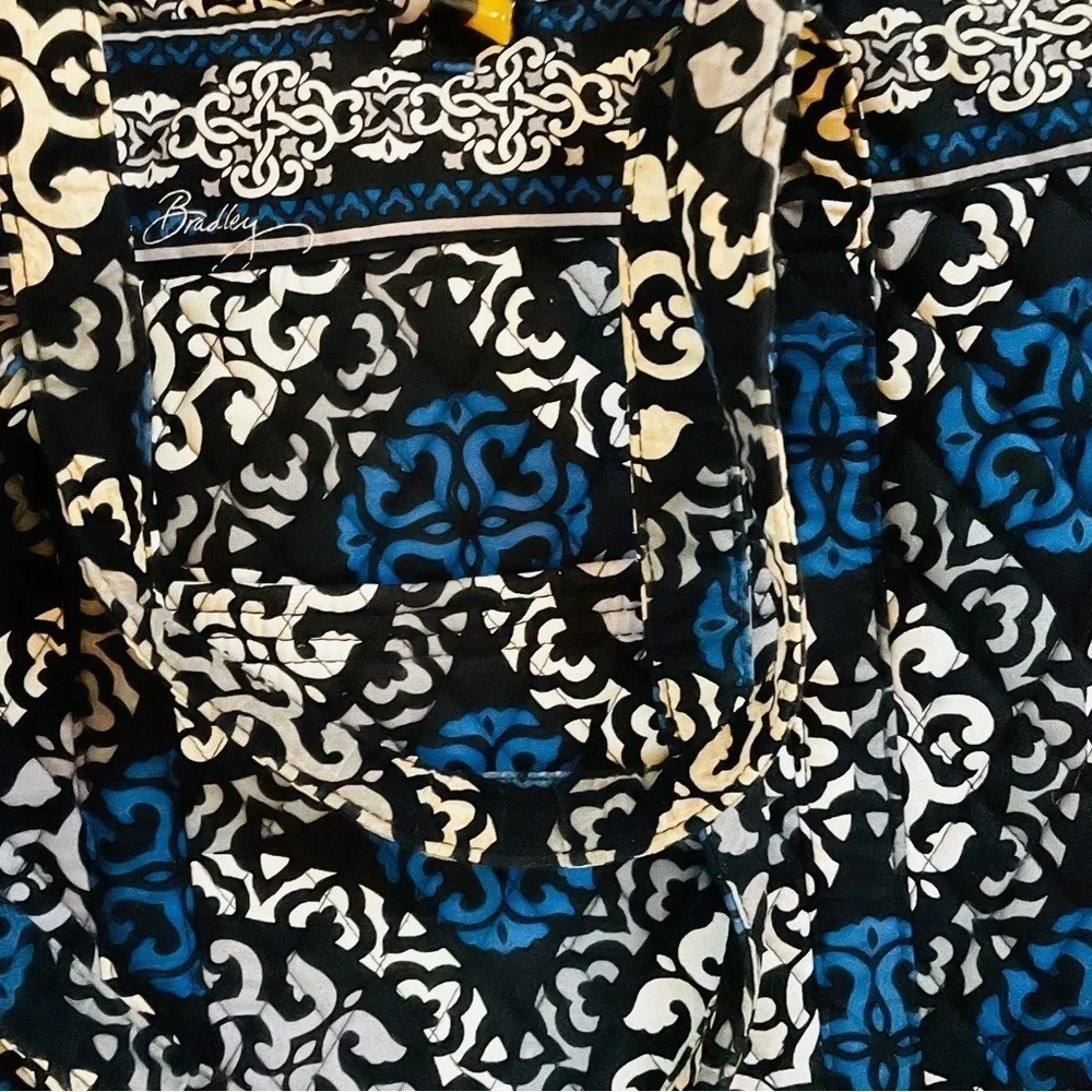 🎯3/$10 Vera Bradley Canterberry Cobalt Baby Diaper Bag Changing Pad